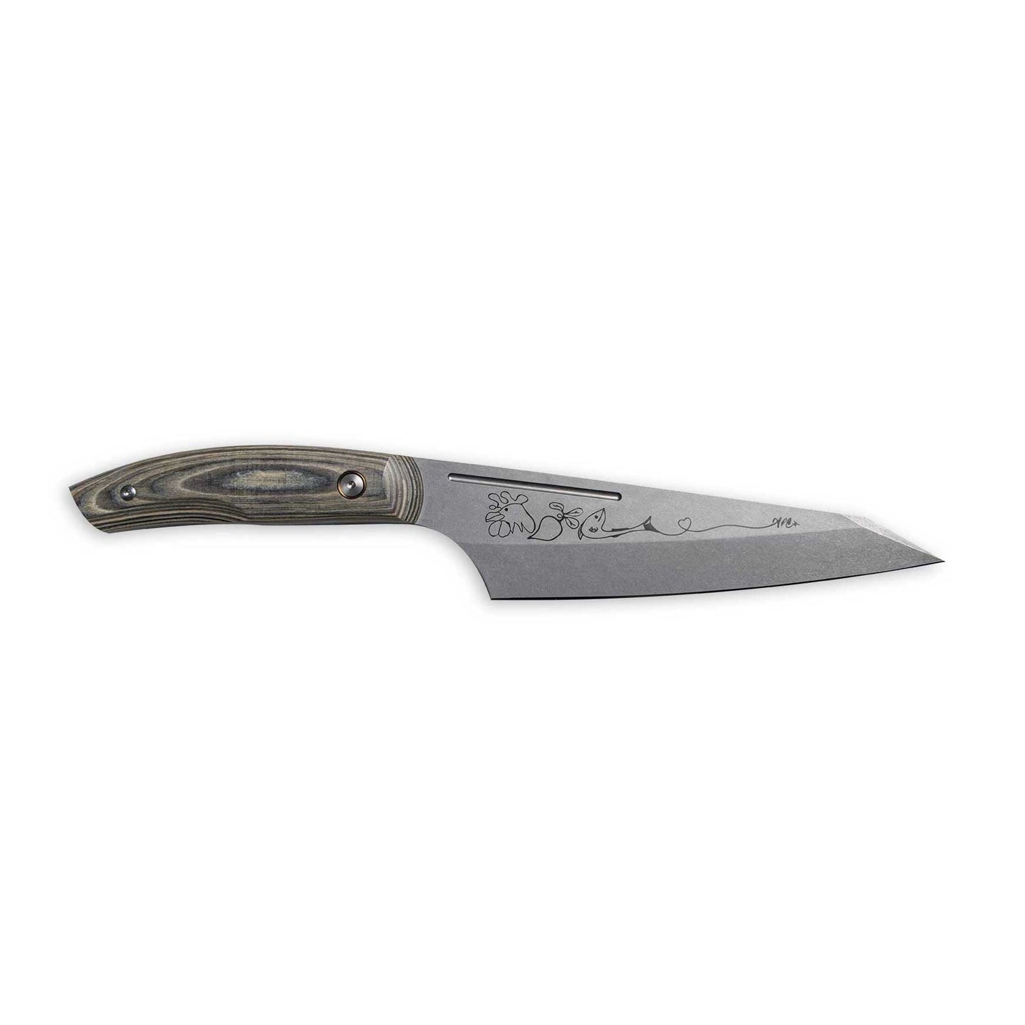 COLTELLO DA CHEF IN CARBONIO 16,5 CM